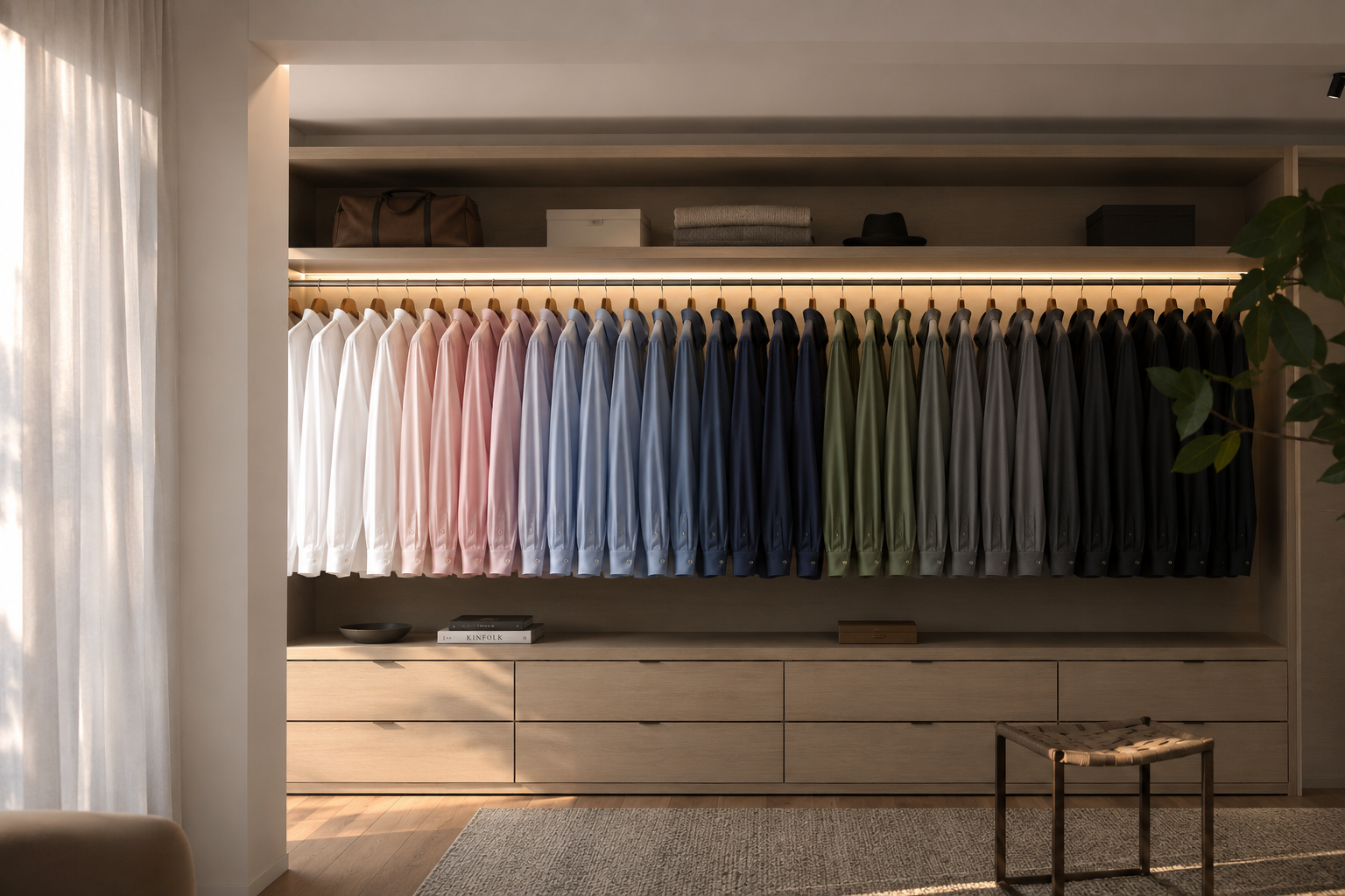 Suited wardrobe collection